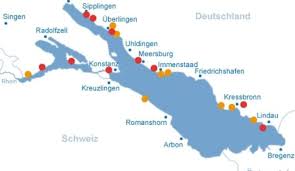Bodensee Karte Karte Bodensee Bodensee Lindau Bodensee