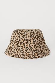 Bucket Hat Beige Leopard Print Ladies H M Us In 2020 Outfits With Hats Bucket Hat Fashion Bucket Hat Outfit