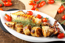 Encornets Farcis Aux Gambas Et Au Gingembre Par Academie Du Gout Recette Encornet Farci Recette Encornet Encornet