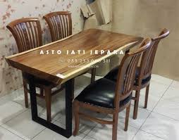 Biasanya meja makan model ini akan menyatu dengan kitchen. 74 Model Meja Makan Minimalis Modern Kayu Jepara Kualitas No 1