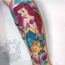 Black and white little mermaid. Top 63 Best Little Mermaid Tattoo Ideas 2021 Inspiration Guide