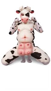 Silicone Spotted Cow Udders Pants with Anal Hole - Silicone Masks, Silicone  Muscle-Smitizen