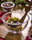 Bella Perle Beaded Glass Salad Bowl – Dibor