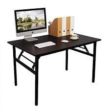When folded, the laptop desk has a thickness of about 4.5 inches, which is very convenient for storage. Need 39 4 Inches Computer Desk For Small Space Small Folding Table Small Writing Desk Compact Desk Foldable Desk With Bifma Certification No Install Needed Black Ac5 10060 Cb Buy Online In Saint Vincent And