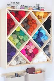 Felt will not spoil the cloth materials as well. 16 Clever Yarn Storage Ideas Life Creatively Organized