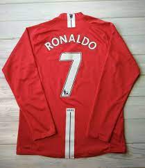 Ebay Sponsored Ronaldo Manchester United Jersey Small 2007 2009 Long Sleeve Shirt Nike Football Ronaldo Jersey Ronaldo Cristiano Ronaldo Jersey
