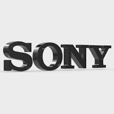 Sony Logo 2 3d Model Obj 3ds Fbx C4d Lwo Lw Lws Ma Mb 3 Sony Led Sony Logos