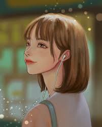 Face study artwork created with ibis paint