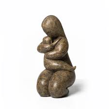 Mother and child sculptures - Vanessa Pooley - bronze sculptures