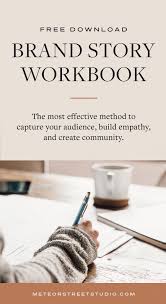 How to build a brand story. Brand Story Workbook Business Branding Design Brand Story Squarespace Design