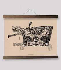 Prints Department Of Brewology Typography Hand Drawn Prints Screen Printing