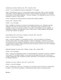 Chief Technician X Ray Cover Letter March 2021