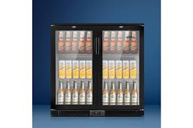 You may not think you need a separate space for your beer until one day, after a party, you notice your kitchen fridge is overflowing with cans and bottles — a beer fridge is a great solve for that problem. Devanti Bar Fridge Commercial Black Kogan Com