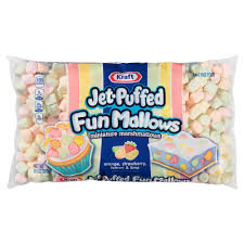 Kraft Jet Puffed Fruity Funmallows 10oz Dessert Toppings Marshmallow Marshmallow Dessert Recipes