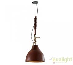 Pendul Vintage Industria Style Eidas Brown A451r46 Jg Corpuri De Iluminat Lustre Aplice With Images Light Fixtures Pendant Light Light