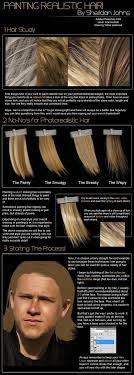 Smudge Tool Tutorials For Hair Manipulation In Photoshop Realistic Hair Photoshop Hair Painting