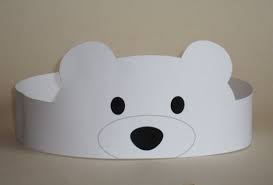 Polar Bear Polar Bear What Do You See A Cute And Super Simple To Make Polar Bear Headband For Your Animals In Bear Crafts Polar Bear Craft Polar Bear Party