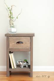 With all the other projects, i kept putting them off. Easy Diy Nightstand With Hidden Compartment Anika S Diy Life