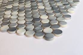 You can use them as for floors as for walls. Value Series 0 8 X 0 8 Porcelain Penny Round Mosaic Wall Floor Til Wstiles
