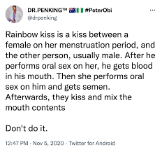 Rainbow kiss meme