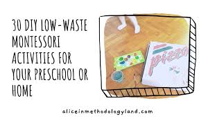 I love montessori toys, but i have to admit that they can be very costly. 30 Diy Low Waste Montessori Activities For Your Preschool Or Home
