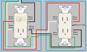 In the second wiring diagram, the lamp is connected directly to the line terminals of gfci (i.e. How Do I Wire A Duplex Outlet From A Switch Outlet Combo Home Improvement Stack Exchange