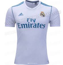 Real madrid club de fútbol. Real Madrid S New 2017 18 White Home Kit Leaked Onto Internet Hours After Manchester United Shirt Emerges