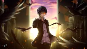 Tons of awesome black aesthetic desktop wallpapers to download for free. Desktop Wallpaper Hei Darker Than Black Anime Ravens Gun Fire Hd Image Picture Background D8c110