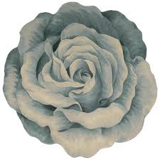 Rosegal provides the unique large area rug for curves, so no worry on sizes. Rosemarie Teal Blue Flower Shaped Rugs Wool Area Rugs Hand Tufted Rugs Area Rugs