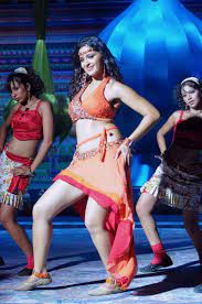 Telugu television actress vishnu priya navel hip stills in pink lehenga choli. Anushka Shetty Thunder Thigh In Hot Item Song Ritzystar
