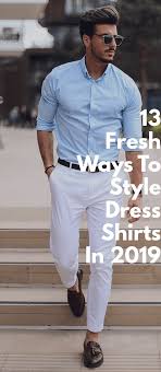 Get free 1 or 2 day delivery with amazon prime, emi offers, cash on delivery on eligible purchases. 13 Fresh Ways To Style Dress Shirts In 2020 Mens Shirt Dress Formal Shirts For Men Stylish Formal Dresses