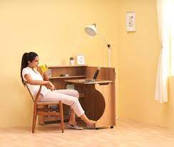 Pull it out for game nights or holiday dinners when you need. Buy Foldable Study Table With Storage Wheels Duroflex