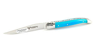 White and dyed camel bone knife scales. Laguiole En Aubrac Camel Bone Turquoise 10 Cm 10 Cm Models Laguiole Knife Laguiole En Aubrac Brands Brandners Homestyle De