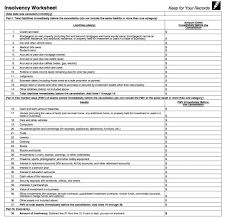The purpose of the insolvency worksheet is to determine a company's degree of insolvency as it relates to if the worksheet totals zero or a negative number, the irs considers the business solvent. Irs Form 982 Is Your Friend If You Got A 1099 C