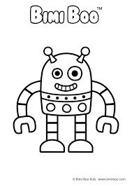Free Coloring Book Printable Coloring Pages Robots Bimi Boo Freebie Coloringbook Coloring Coloring Books Robot Activity Free Printable Coloring Pages