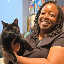 Frea has officially packed her bags (and her favorite nap spot) for  forever! 🧳💛 This quiet, quirky girl has found her people, the Bowman  family, and we couldn't be more thrilled. From