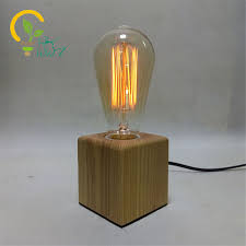 Shop for wooden floor lamps with shelves at bed bath & beyond. Modern Wood Table Lamp Book Lights Desk Night Light E27 Holder Mini Retro Wooden Bedside Lamp La Lamparas For Home Bedroom Decor Modern Wood Table Lamp Wood Table Lamptable Lamp Aliexpress