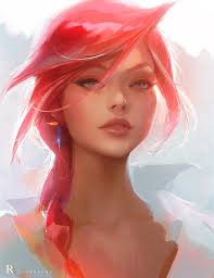 Sunkissed Faye, Ross Tran (rossdraws), Digital Painting, 2020 : r/Art