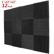 Want to know how to soundproof a wall efectively and chealy by using right materials and techniques? Bewave Acoustic Panels Soundproofing Acoustic Foam Sound Proof Padding Wedge Tiles Curtain For Studio Wall Piano Room 2 5x30x30cm 12 Pack Black Buy Online In Austria At Desertcart At Productid 95176445