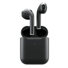 Black Apple Air Pods Blackpods Bluetooth Wireless Headphones Earbuds Airbuds In 2020 Earbuds Wireless Headphones Earphone