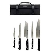 Couteau Du Chef Dans Trousse Nylon X 5 Lion Sabatier Metro