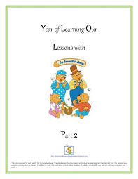 Enchanted Homeschooling Mom Year Of Learning Our Lessons With The Berenstain Bears Part 2 Homeschool Berenstain Bears Homeschool Kids