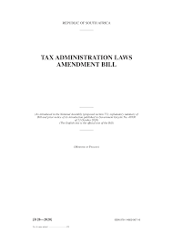 Replacing your commercial driver's license. Http Www Treasury Gov Za Legislation Bills 2020 B28 2020 20 Tax 20administration 20laws Pdf