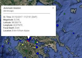 Προγνώσεις καιρού για όλη την ελλάδα. Seismos Konta Sto Aigio