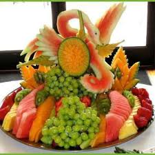 Fruits Tray Vegetable Carving Food Carving Fruit Carving