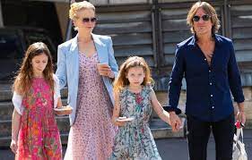 Keith urban is performing from his home in tennessee for the acm presents: Keith Urban And Nicole Kidman Take Kids To Church Before Christmas