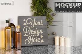 See more ideas about kitchen inspirations, breadboards, decor. Instant Mock Up Wood Sign Kitchen Cutting Board 389107 Decorative Design Bundles
