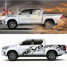 Sponsored Ebay Cover Vinyl Fit Black Sticker Decal Car For Toyota Hilux Revo M70 M80 2015 2017