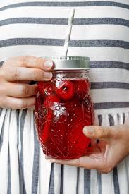 Ich Trink Blumen Himbeer Hibiskus Limonade Mit Vanille Himbeeren Hibiskus Limonade