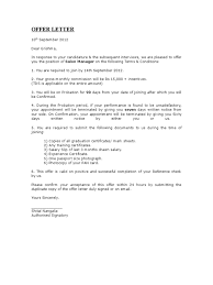 Appointment letter format in malaysia cpt job fer letter sample new. Offer Letter Sample